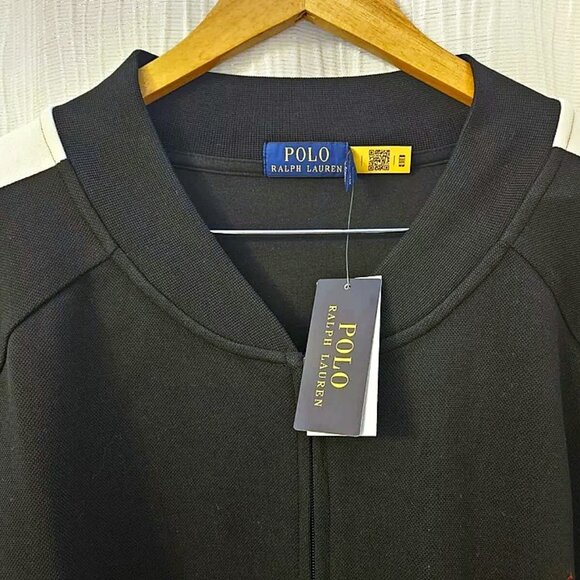 Nwt Big 3LT Polo Ralph Lauren Men 3XLT Double-Knit Mesh Zip Baseball Jacket $168 - Picture 4 of 6